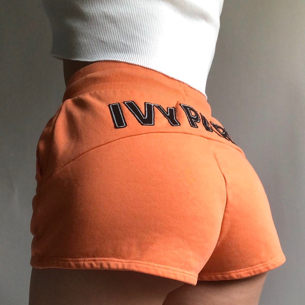 Y2K Vintage Ivy Park Creamsicle Orange High Rise Shorts XS